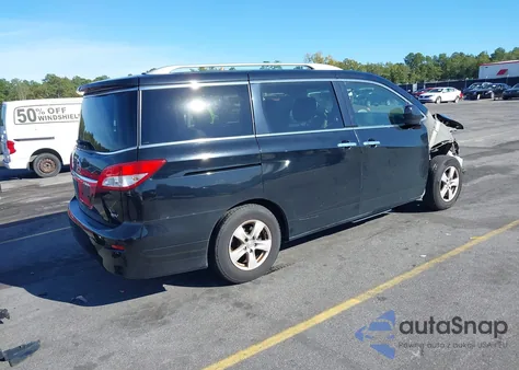 2012 Nissan Quest Sv z USA, uszkodzony, nr VIN JN8AE2KP5C9045614